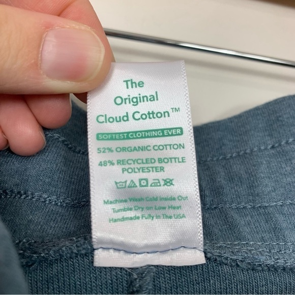 Soft Serve Cloud Cotton Blue Jogger Sweatpants Size Large - Picture 10 of 11